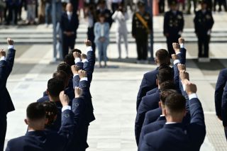 Φωτογραφία αρχείου από ορκωμοσία αποφοίτων της Σχολής Ικάρων